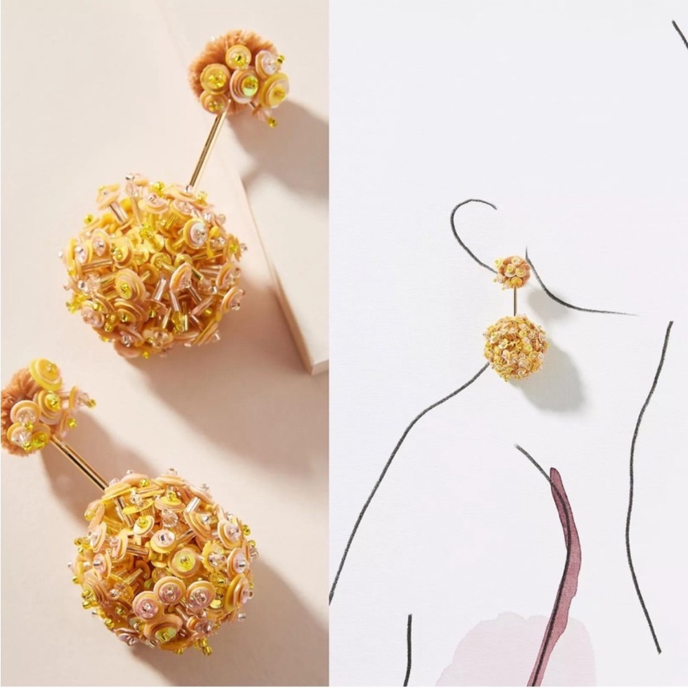 Mignonne‎ Gavigan Nova Drop Earrings Gold NEW